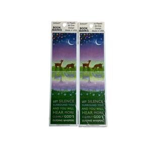 ANTIOCH Deer Nature Scene Bookmarks 20 Pack Inspirational Quote Moon NEW
